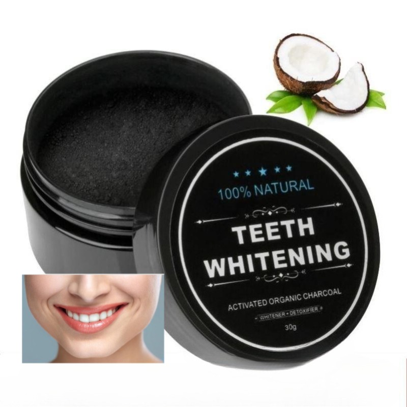 1 ボックス活性炭歯ホワイトニングパウダー、木炭歯クリーニン - Teeth Whitening Pens のレビューと価格
